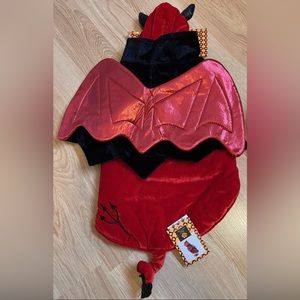 FIRST CLASS FIDO DEVIL DOG HALLOWEEN COSTUME  SIZE M  14"-17"